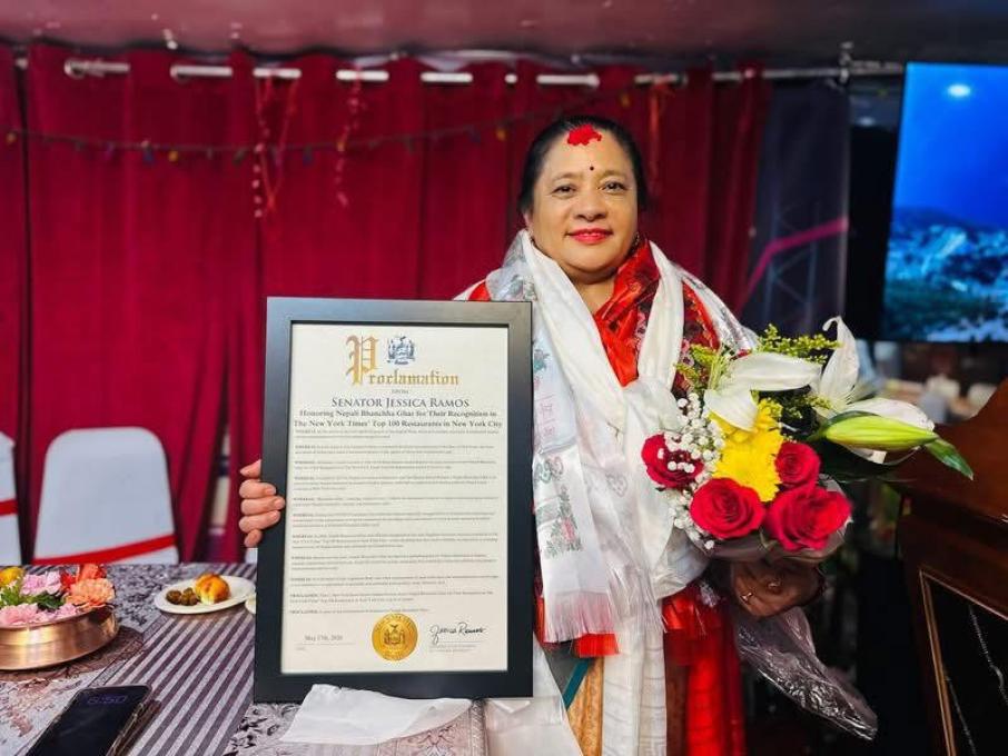नेपाली भान्छा घर न्यू योर्क टाइम्सको उत्कृष्ट १०० रेस्टुरेन्टको सूचीमा पर्न सफल